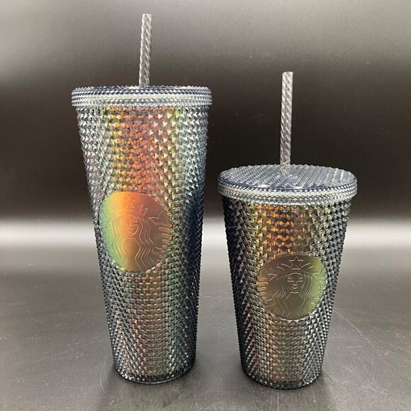 Starbucks Studded Iridescent Shimmer Venti (24oz) & Grande (16oz) - Picture 1 of 8